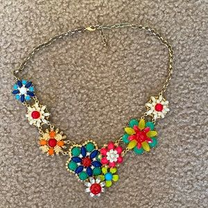Colorful statement necklace